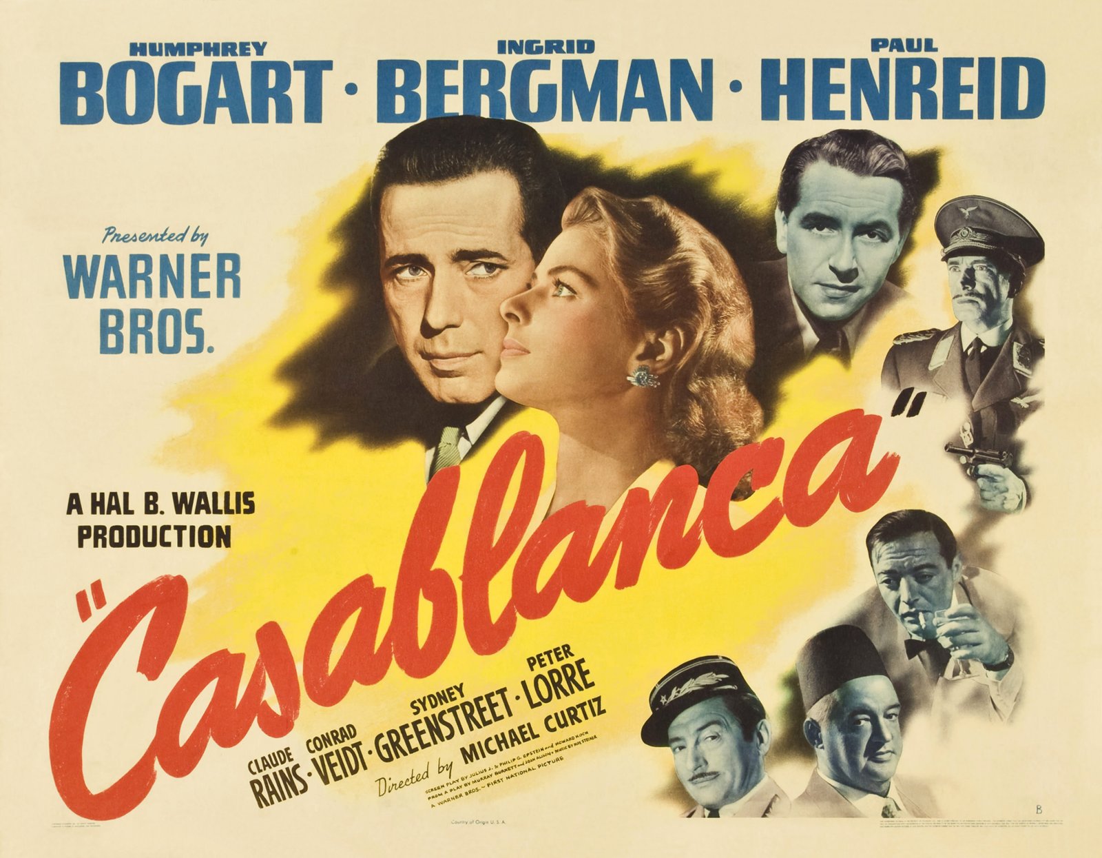 casablanca poster niepodrabialne filmy