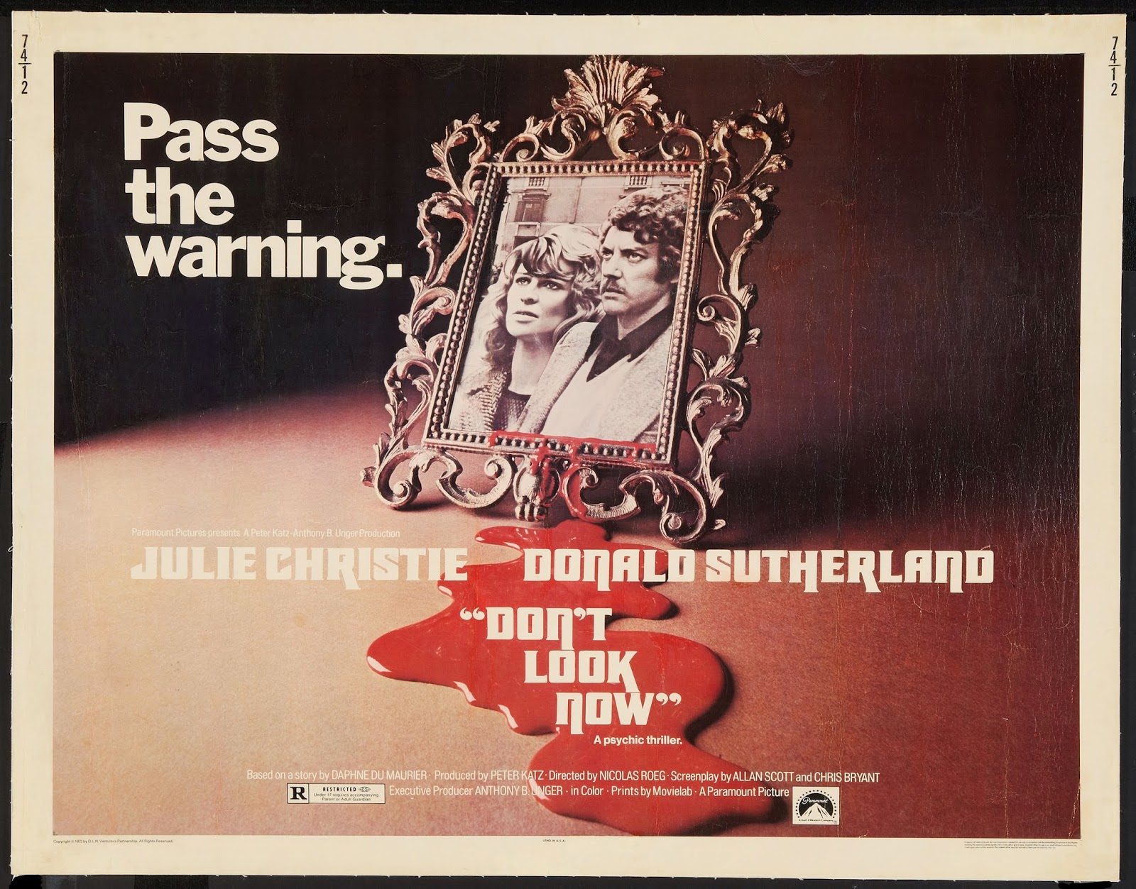 DON'T LOOK NOW - American Poster 2