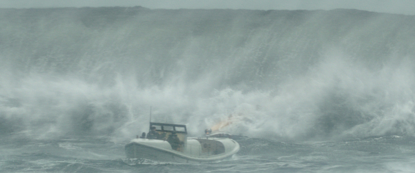 In this image released by Disney shows a scene from, "The Finest Hours," a heroic action-thriller based on the true story of the most daring rescue in the history of the Coast Guard. (Disney via AP)