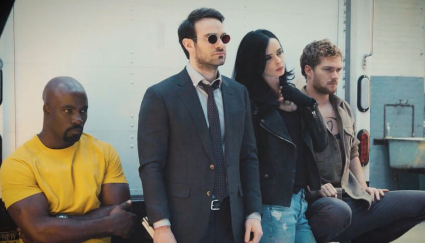 The Defenders photo shoot