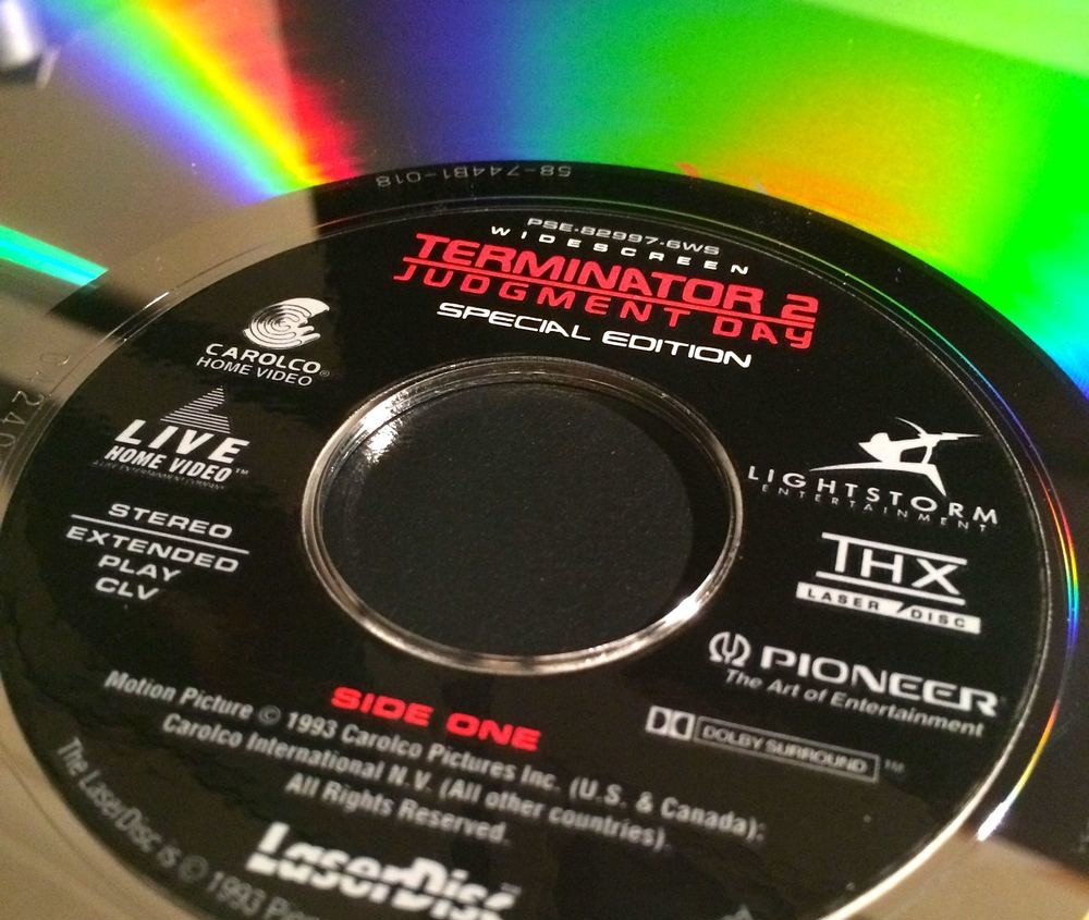 Wydanie filmu "Terminator 2 - Dzień sądu" na dyskach Laserdisc