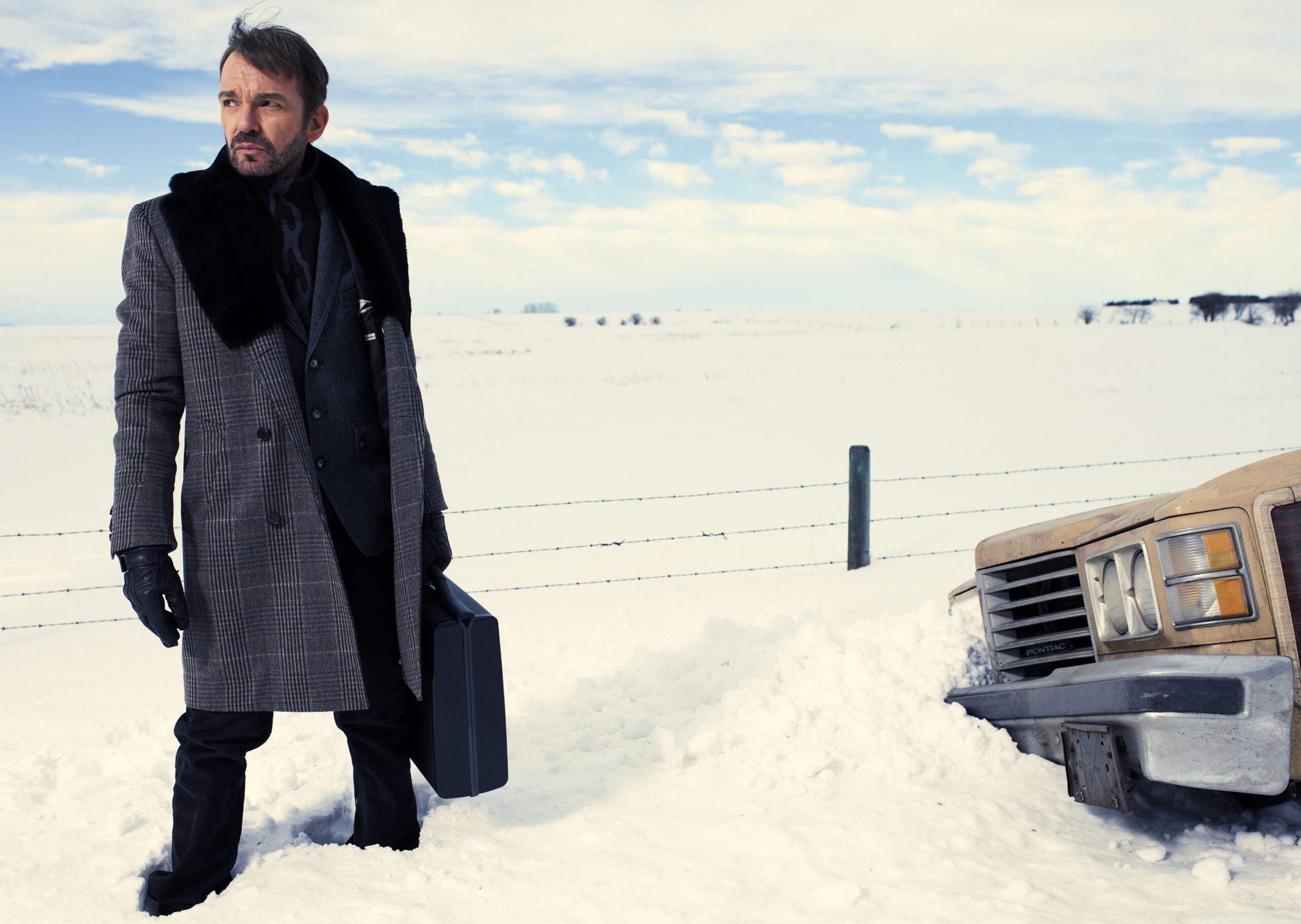 FARGO -- Pictured: Billy Bob Thornton as Lorne Malvo -- CR: FX/Matthias Clamer