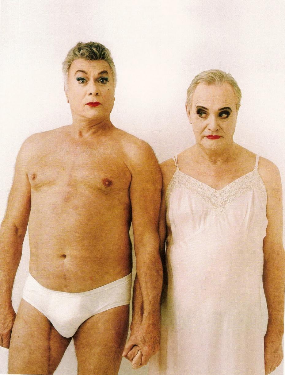 Lemmon i Curtis w sesji dla Vanity Fair 1995