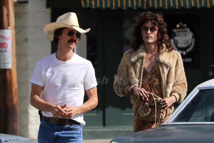 EXCLUSIVE Matthew McConaughey and Jared Leto film scenes together for The Dallas Buyers Club in New Orleans