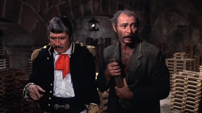 Patrick O'Neal i Lee Van Cleef w filmie "El Condor" (1970)