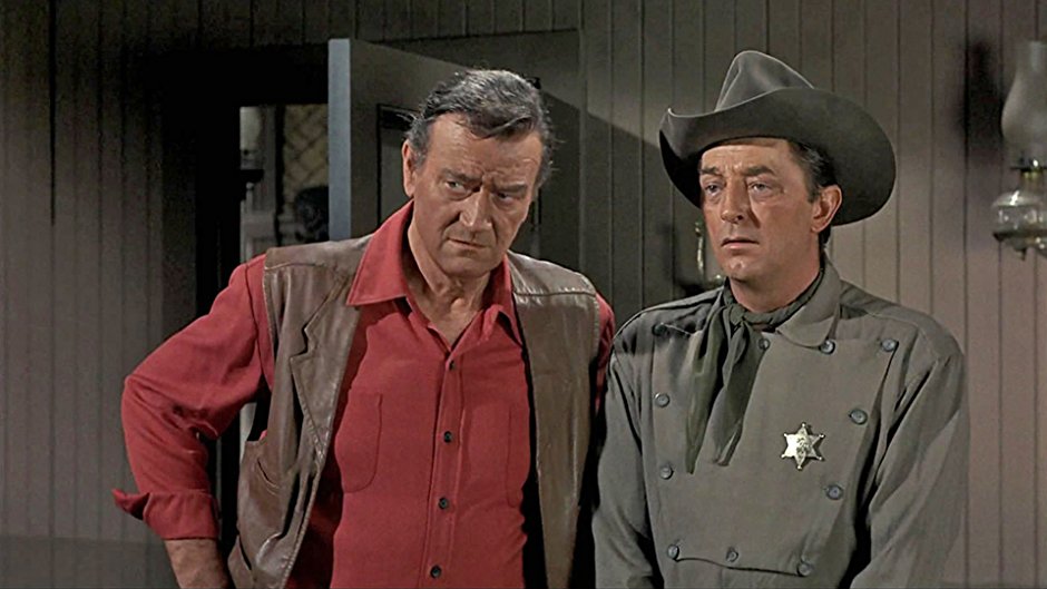 John Wayne i Robert Mitchum w "El Dorado" (1966)