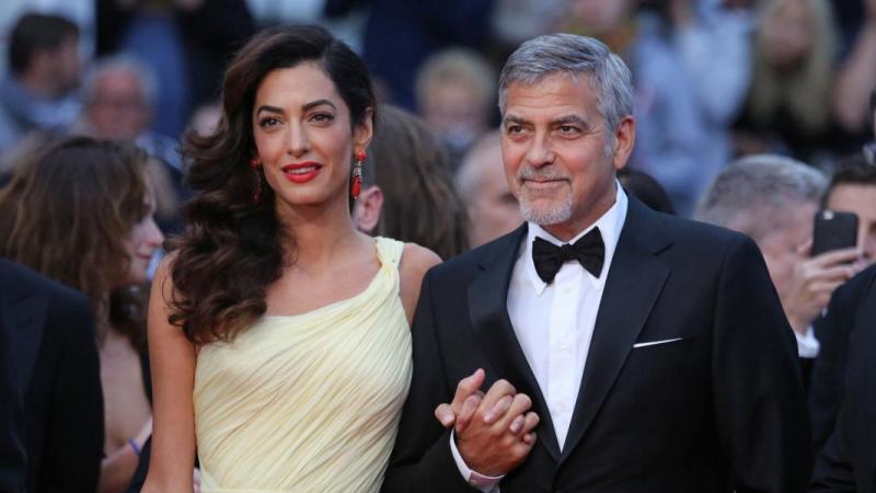 George Clooney pregnant wife Amal