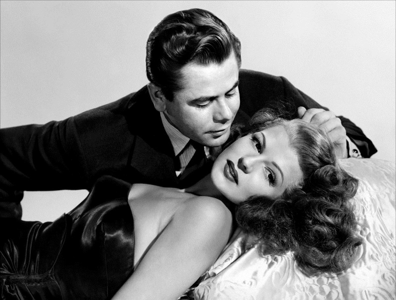 Glenn Ford i Rita Hayworth w filmie "Gilda"