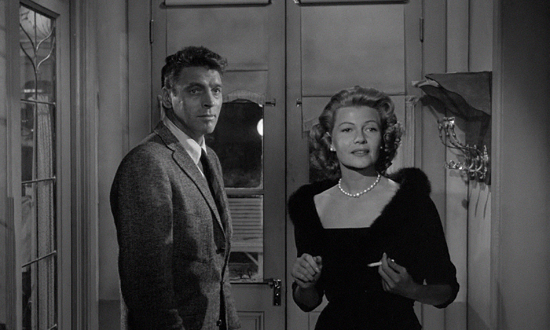 Burt Lancaster i Rita Hayworth w filmie "Przy oddzielnych stolikach"