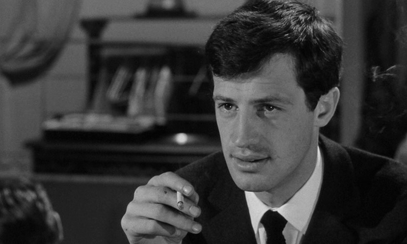 Jean-Paul Belmondo w filmie "Szpicel" (1962)