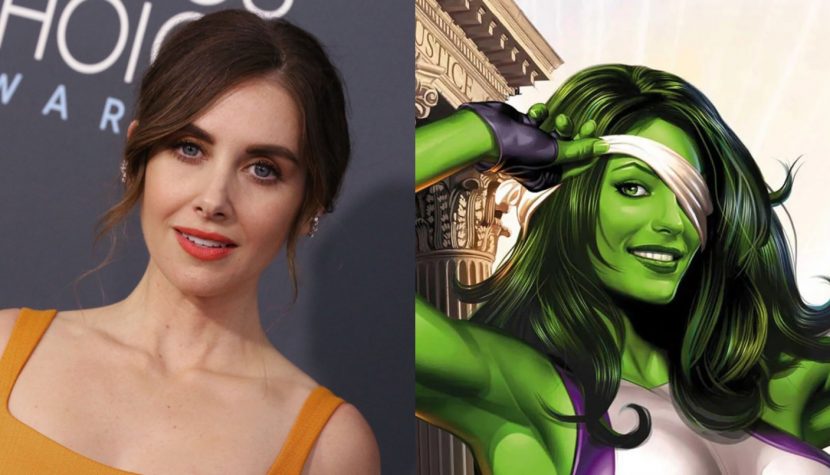 ALISON BRIE jako SHE-HULK na fanowskiej grafice. Czy to właśnie ona zagra w serialu Marvela?