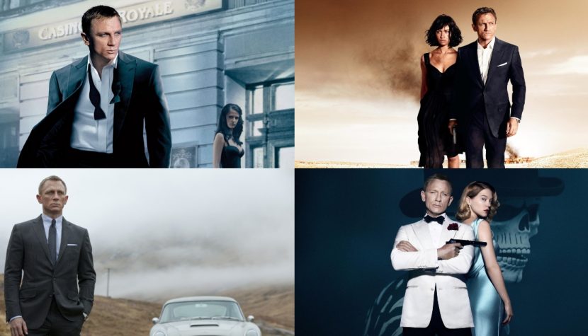 Ranking filmów o JAMESIE BONDZIE z DANIELEM CRAIGIEM w roli 007