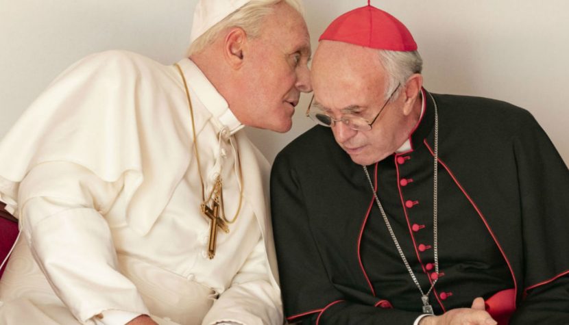 Anthony Hopkins i Jonathan Pryce jako Benedykt XVI i Franciszek w zwiastunie DWÓCH PAPIEŻY
