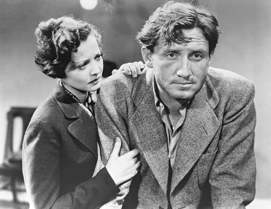 Spencer Tracy i Sylvia Sidney w filmie Jestem niewinny