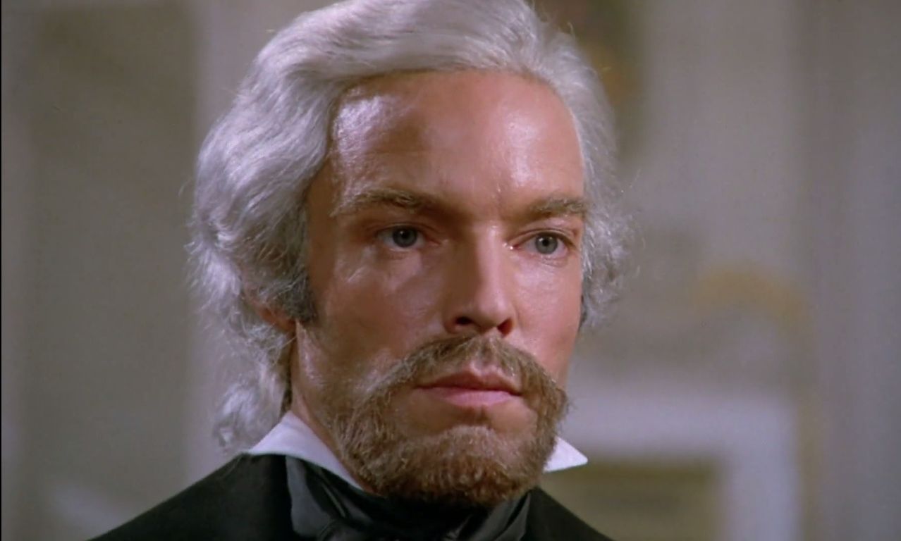 Richard Chamberlain jako hrabia Monte Christo