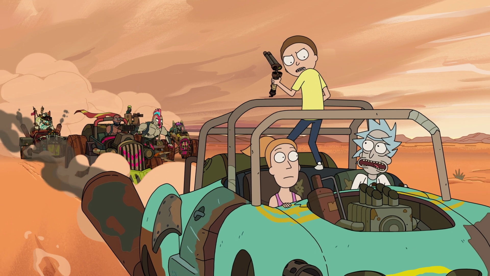 rick i morty mad max