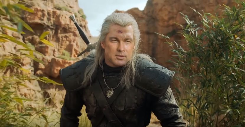 STEVEN SEAGAL jako Geralt w WIEDŹMINIE. Filmik z cyklu DeepFake