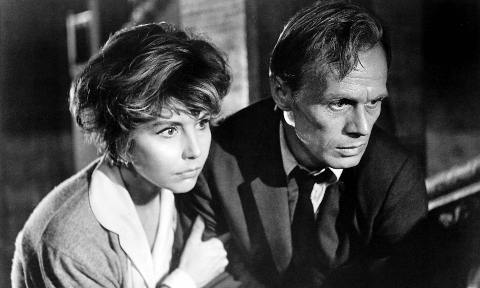 Sonja Ziemann i Richard Widmark w filmie "The Secret Ways" (1961)