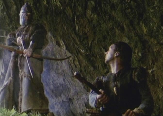 scena z filmu "When the Raven Flies" (1984)