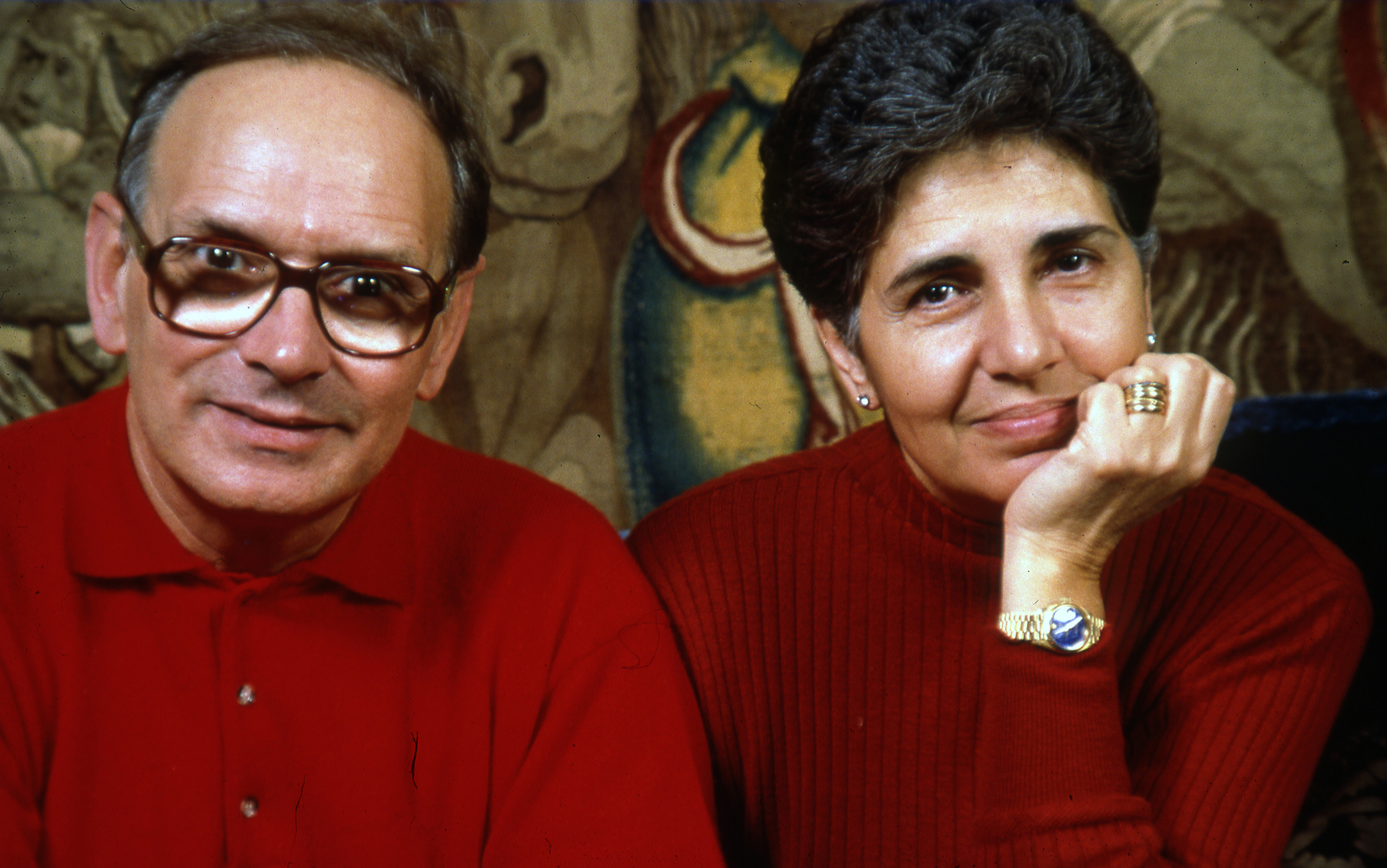 Ennio i jego żona Maria Travia