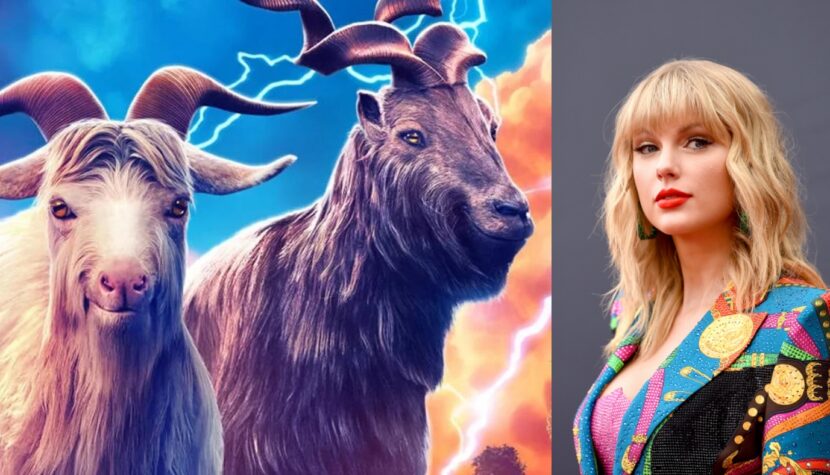 Krzyczące kozy z THORA: MIŁOŚCI I GROMU zostały zainspirowane memem z piosenką Taylor Swift