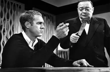 Steve McQueen i Peter Lorre w "Man from the South" (1960)