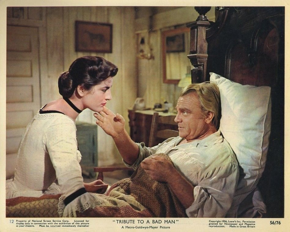 Irene Papas i James Cagney w filmie "Opowieść o złym człowieku" (1956)