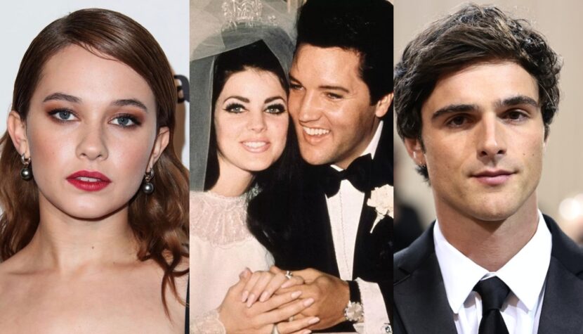 Jacob Elordi jako ELVIS i Cailee Spaeny jako Priscilla Presley na zdjęciach z planu filmu Sofii Coppoli