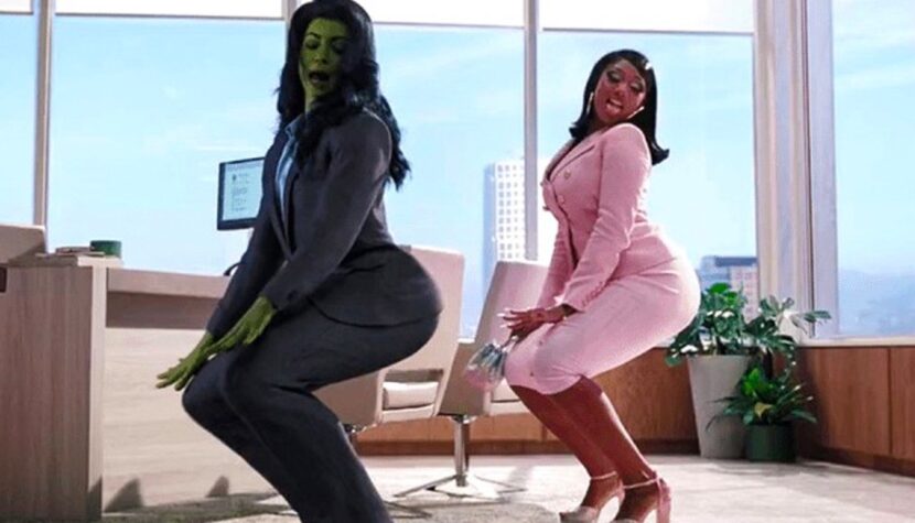 Marvel pokazał nowy plakat MECENAS SHE-HULK oparty na kontrowersyjnej scenie twerkowania