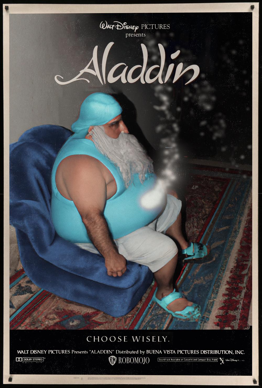 plakat sztuczna inteligencja aladdin
