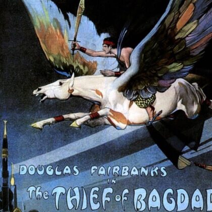Plakat do filmu "Złodziej z Bagdadu" (1924)