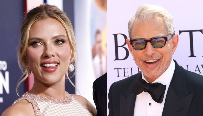 Jeff Goldblum przywitał Scarlett Johansson w rodzinie “Parku jurajskiego”. “Nie daj się zjeść”