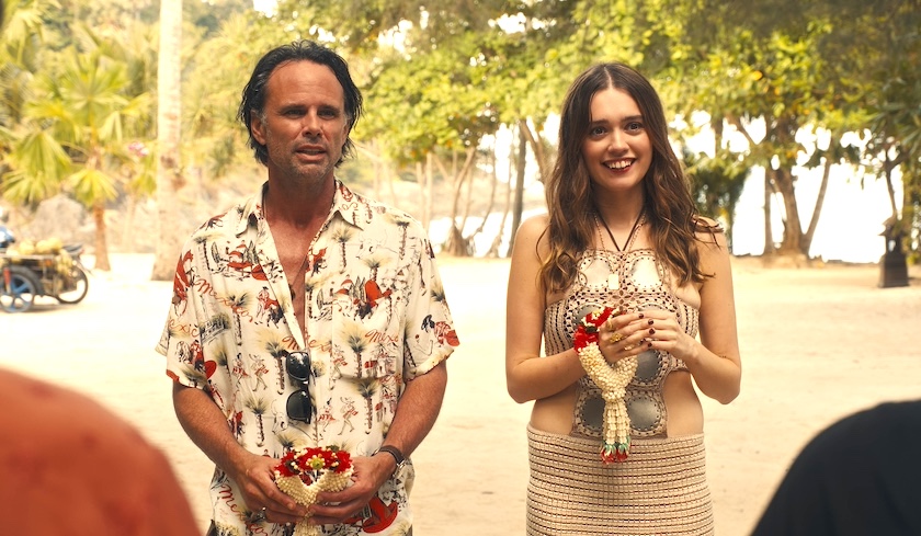 Walton Goggins nie chciał rozmawiać w wywiadzie o Aimee Lou Wood. Rozmowę przerwano