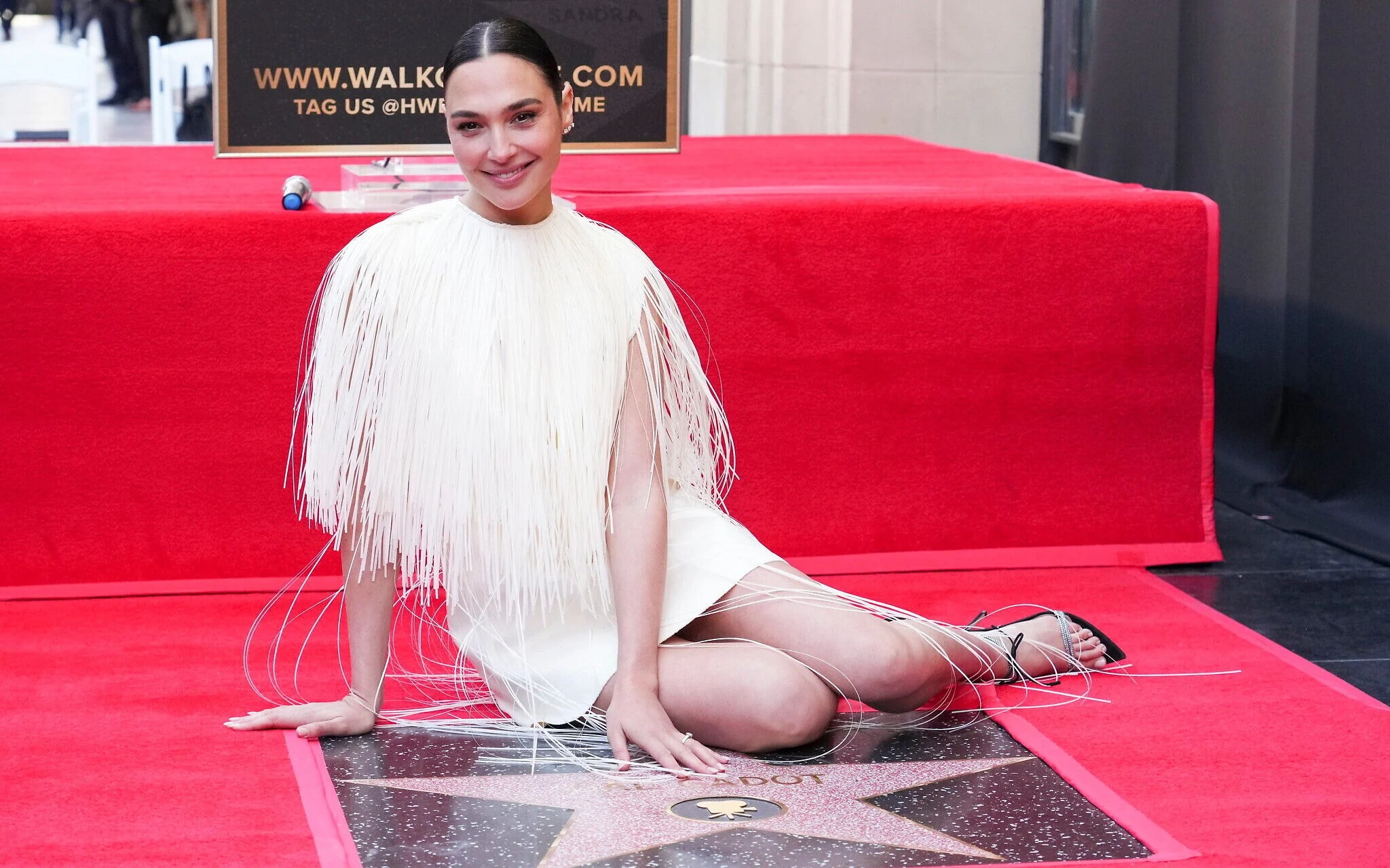 Gal Gadot pierwszą izraelską aktorką z gwiazdą na Hollywood Walk of Fame. Ceremonię zakłócili propalestyńscy aktywiści