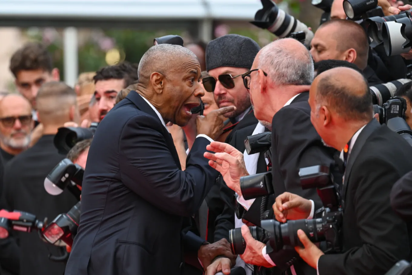 Denzel Washington wściekł się na fotografa w Cannes. Jest nagranie