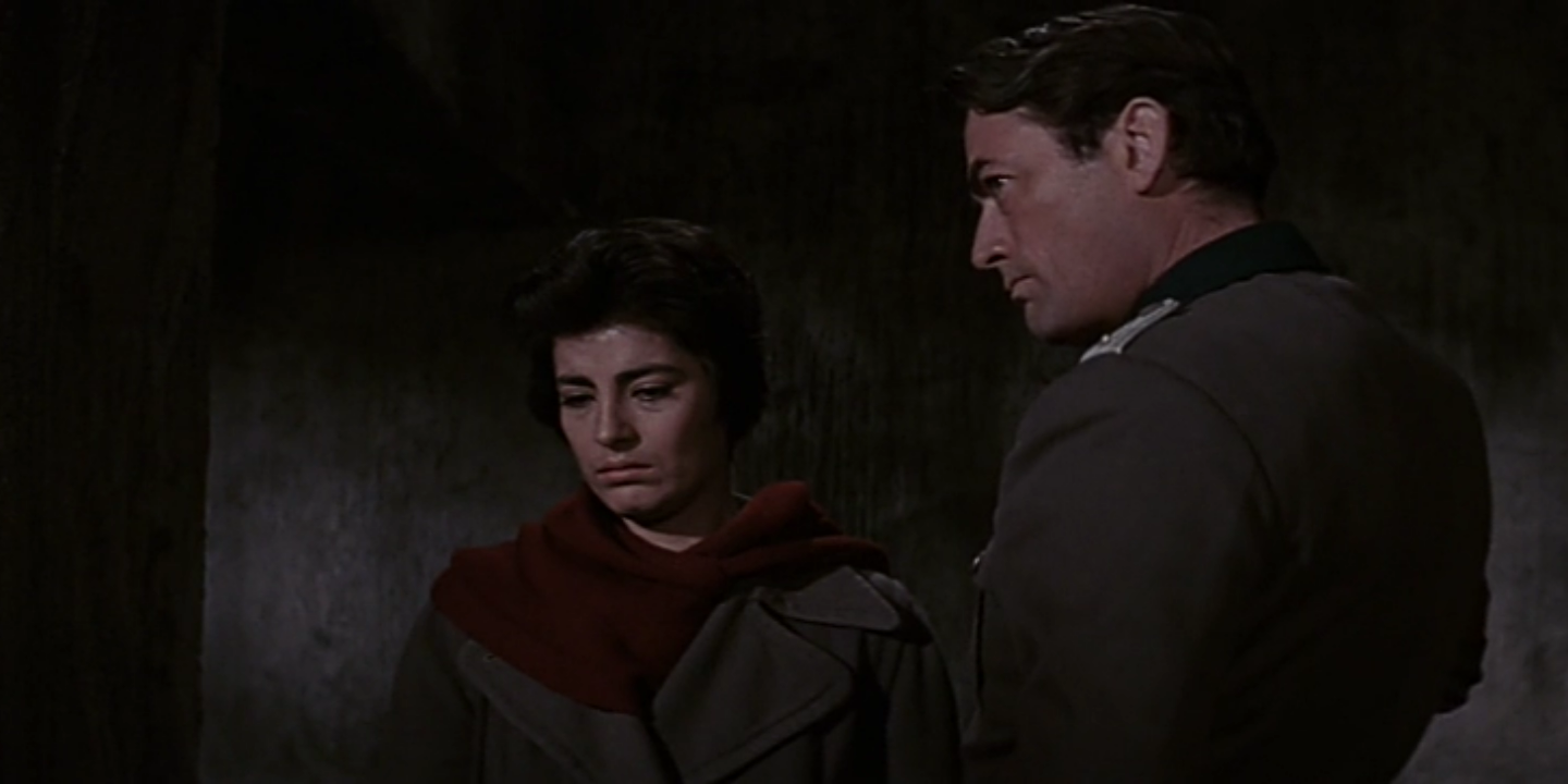 Irene Papas w filmie "Działa Nawarony" (1961)