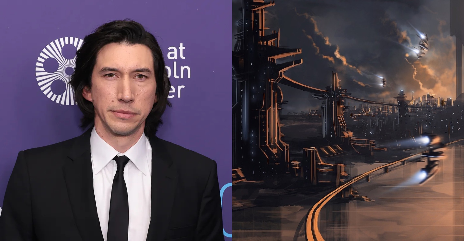 Adam Driver twierdzi, że science fiction MEGALOPOLIS trudno zdefiniować. "Mocno unikalne"