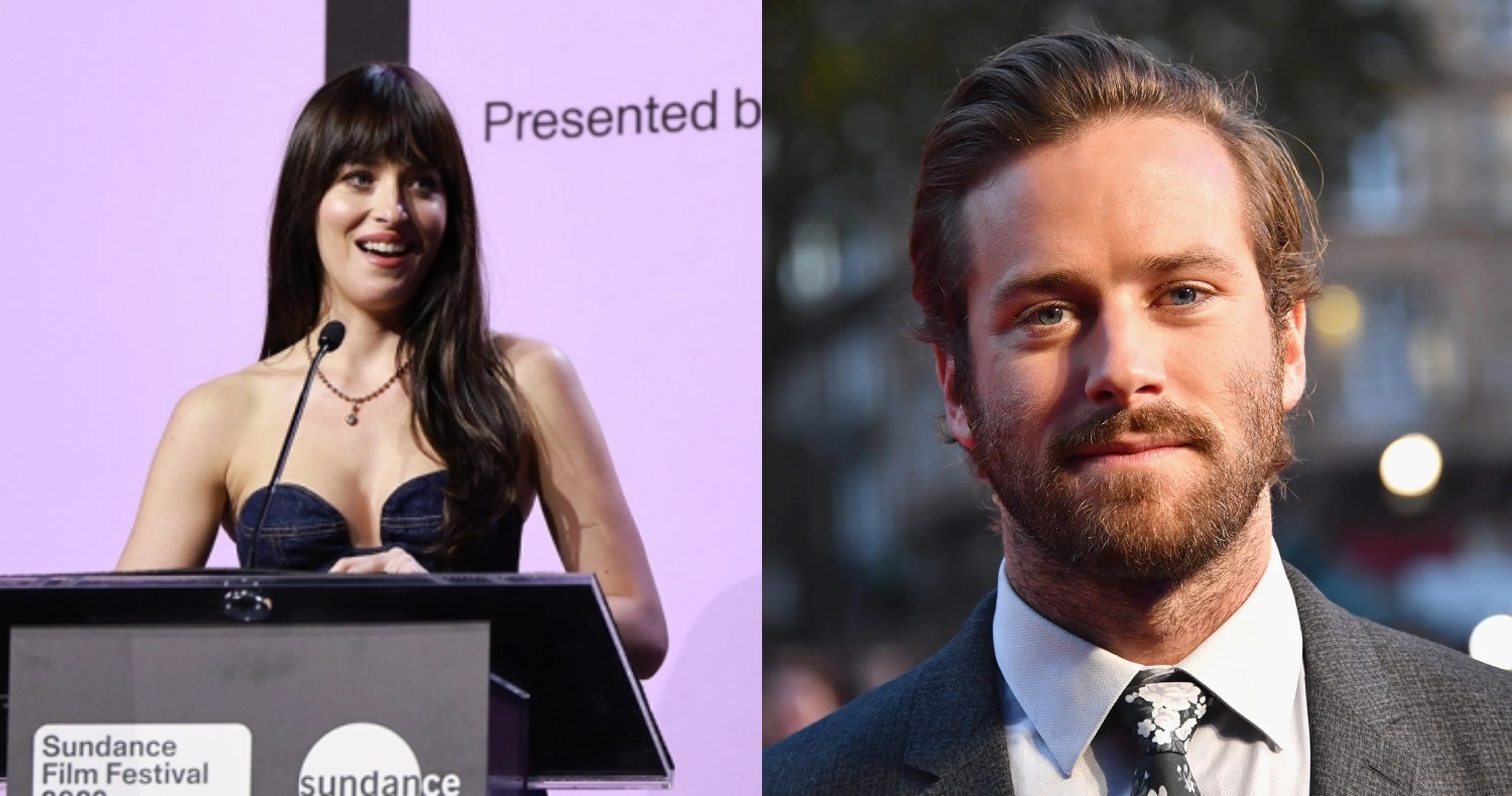 DAKOTA JOHNSON zażartowała z Armiego Hammera i oskarżeń o kanibalizm. Nagranie z Sundance