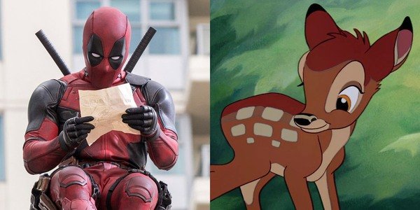 DEADPOOL i BAMBI - o takim połączeniu myślał RYAN REYNOLDS. Disney się nie zgodził