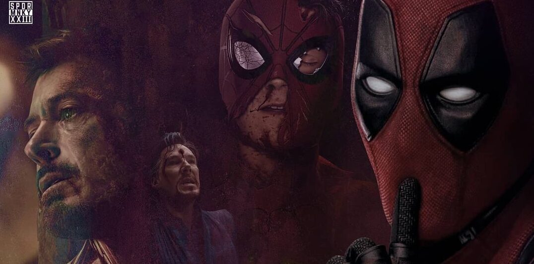 DEADPOOL zabija bohaterów uniwersum MARVELA na fanowskim plakacie
