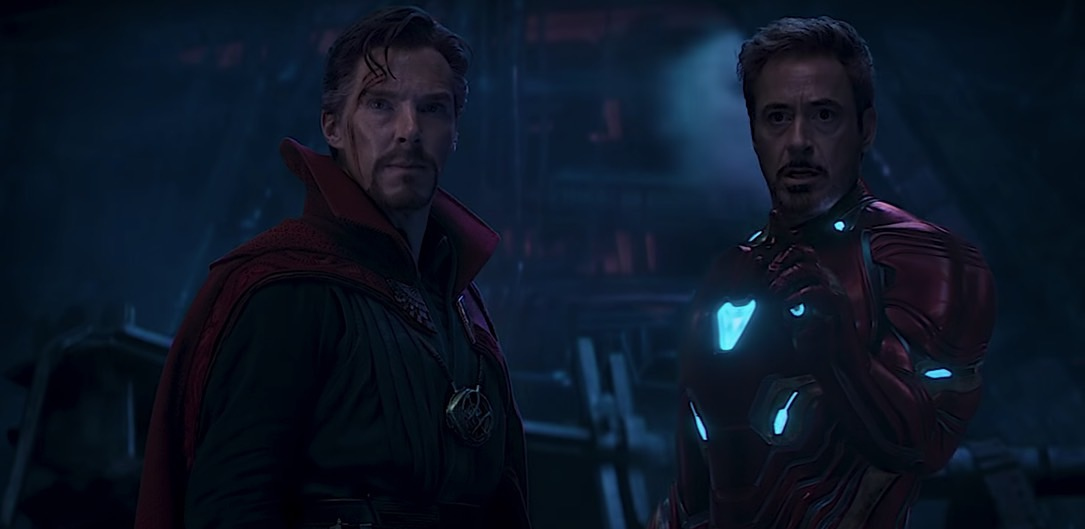 Doktor Strange mógł mieć zbroję Iron Mana w "Avengers: Infinity War". Zdjęcie z planu