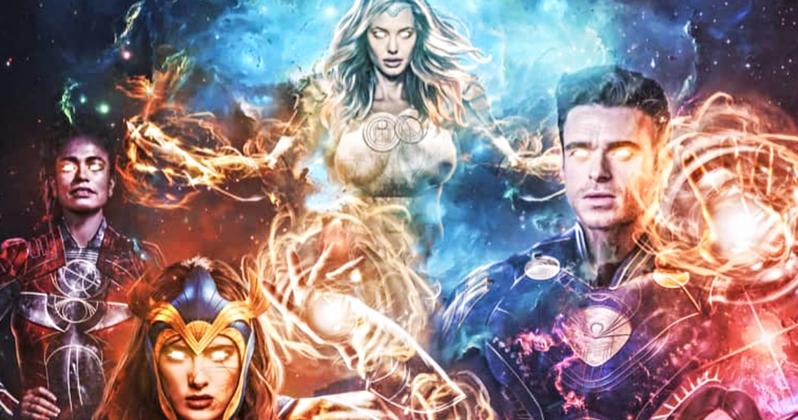 ETERNALS w pełnym składzie. Do sieci wyciekła grafika z nadchodzącego filmu Marvela