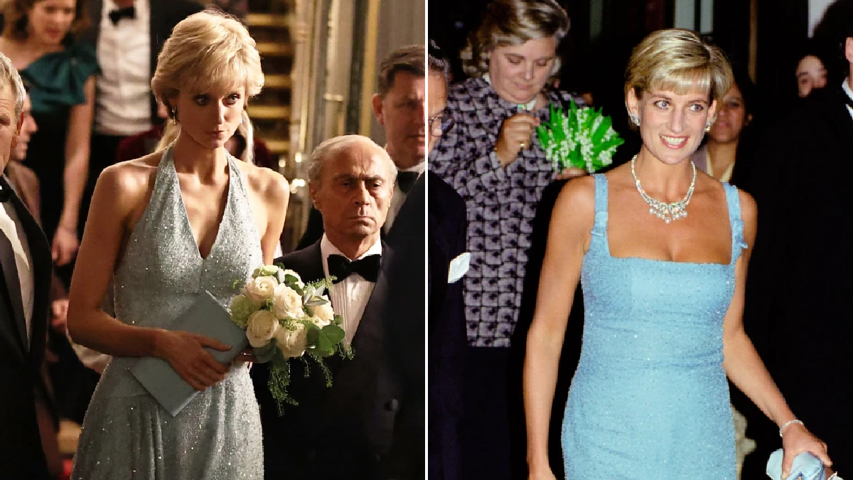 Elizabeth Debicki na planie THE CROWN kręci sceny ostatniego publicznego występu Diany