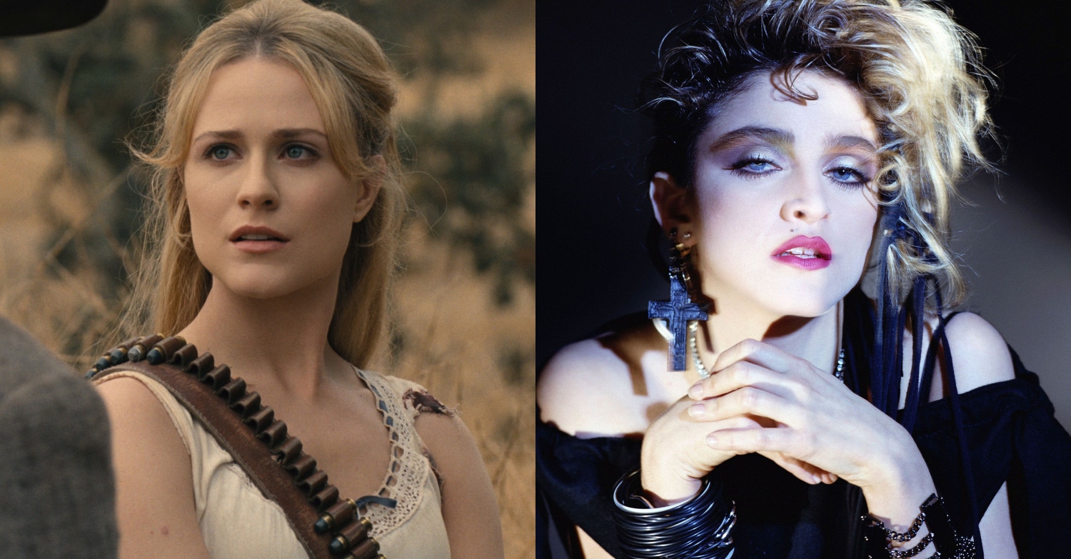 Evan Rachel Wood jako MADONNA na zdjęciu z filmowej biografii "Weird Ala" Yankovica
