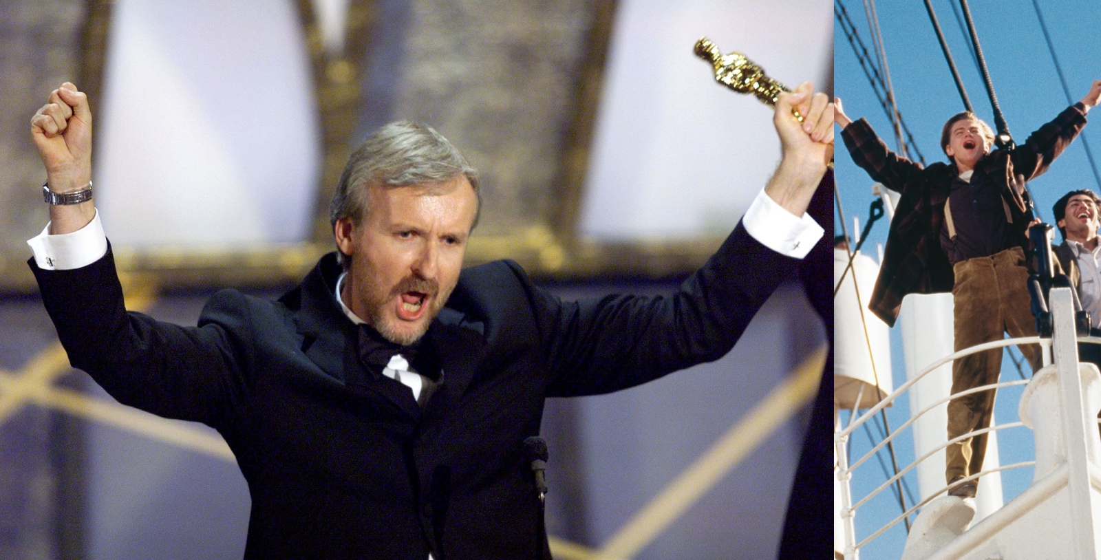 JAMES CAMERON komentuje swoją "żenującą" przemowę po zdobyciu Oscara za "Titanica"