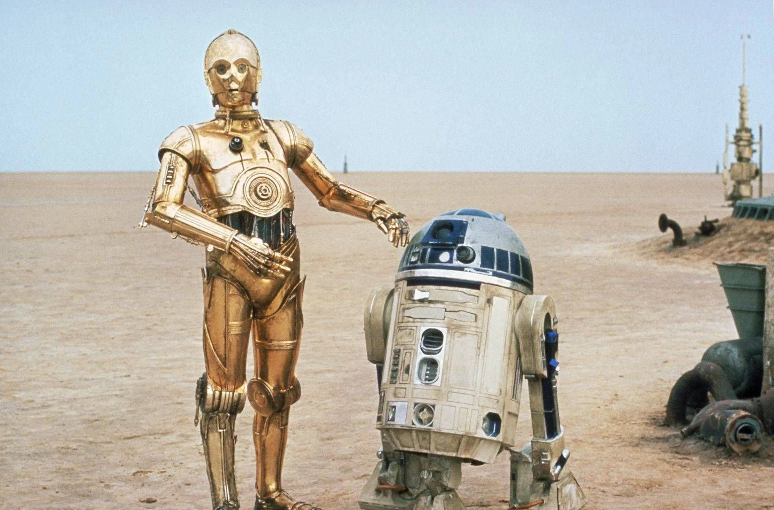 Jak mogli wyglądać C-3PO i R2D2 w "Star Wars"? Szkic koncepcyjny zainspirowany "Metropolis"