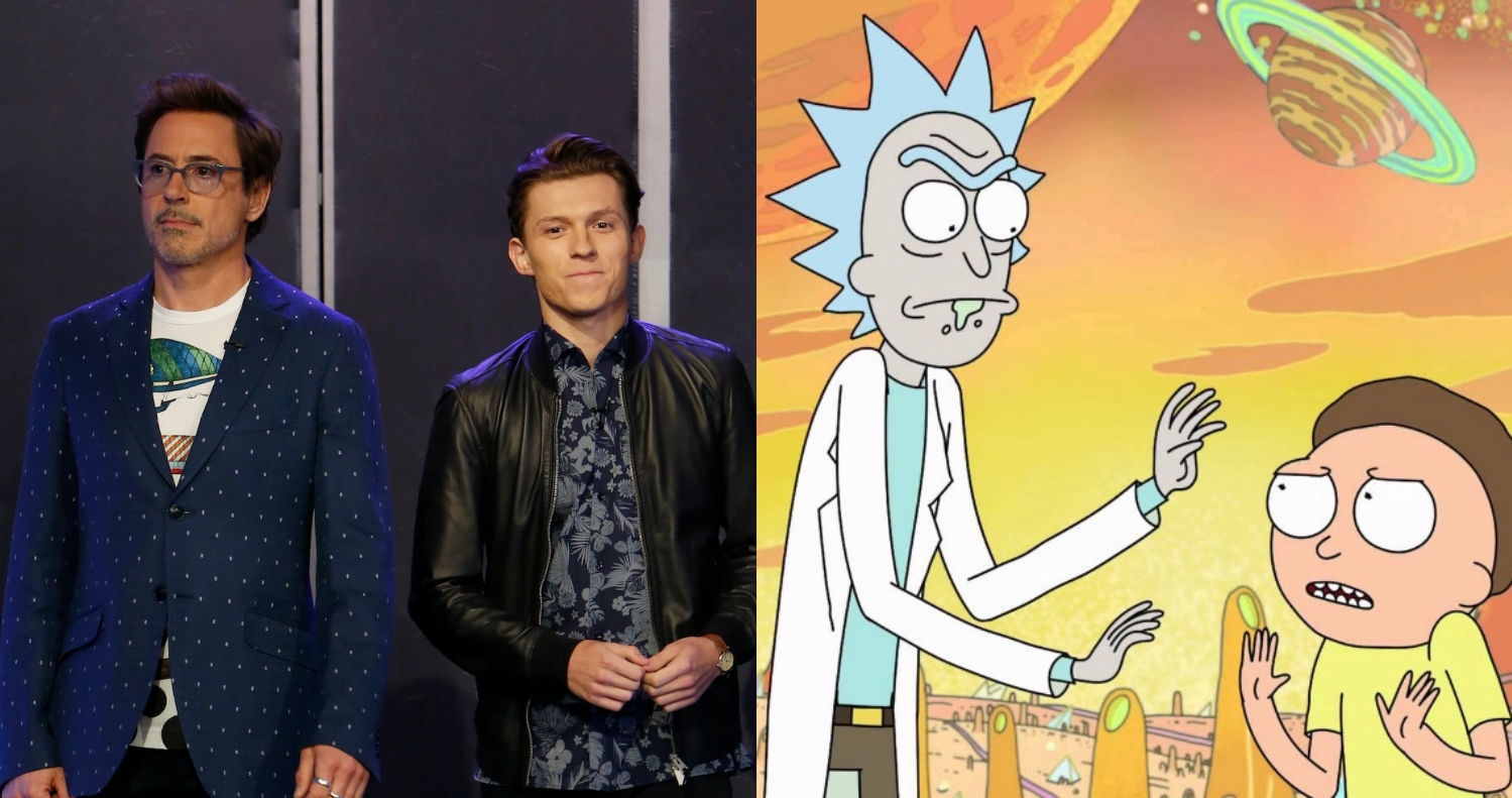 Jak wyglądaliby Robert Downey Jr. i Tom Holland jako Rick i Morty? Ilustracje stworzone przez AI