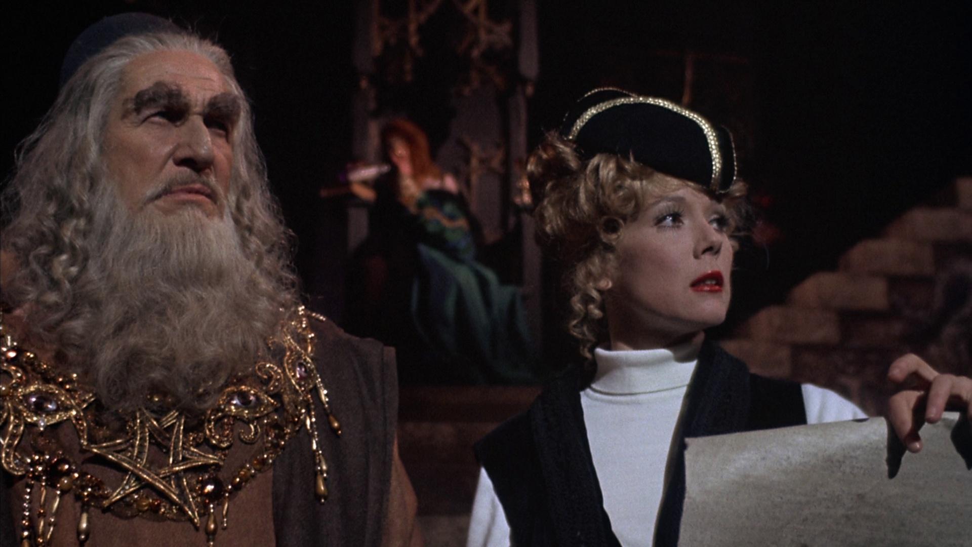 Vincent Price i Diana Rigg w filmie "Krwawy teatr" (1973)