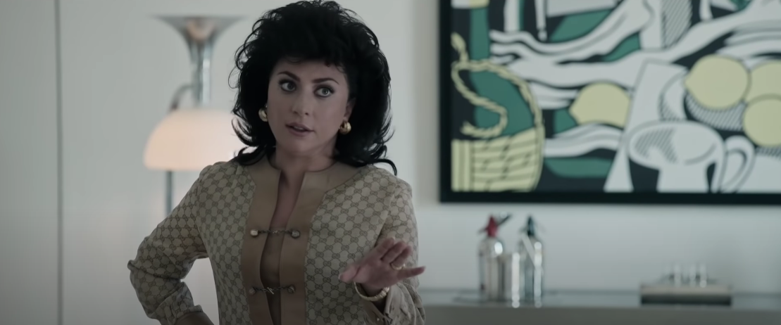 LADY GAGA i ADAM DRIVER we fragmencie filmu DOM GUCCI