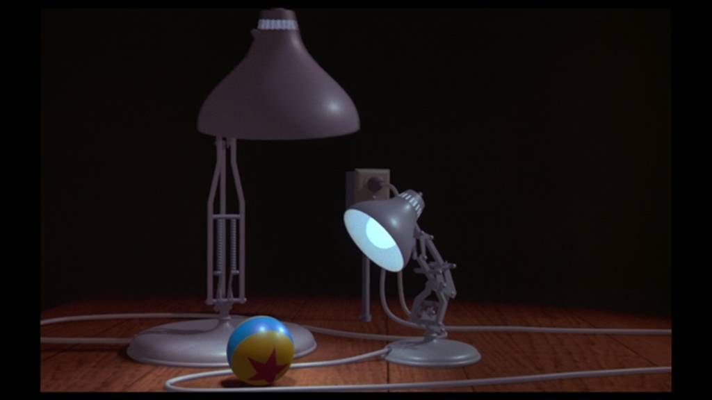 Screen z animacji Luxo Jr.